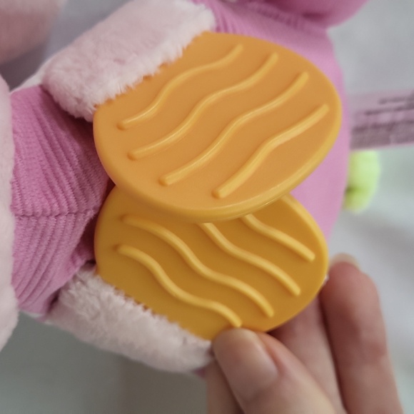 Carters Elephant Rattle New Never Used 2013 Plush Tactile Baby Toy - Picture 5 of 11